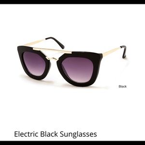 Electric black sunglasses